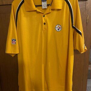 Pittsburgh Steelers Retro Side Line Reebok Polo